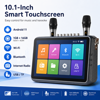 Altavoz Karaoke Todo en Uno 2026, Potente, con Doble Woofer de 4.5 Pulgadas, 40W, Pantalla Táctil, Inalámbrico, para Teléfono Móvil y Computadora