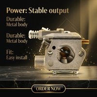 Carburateur adapté pour Oleo-mac Sparta 35 37 38 40 43 44 débroussailleuse remplacer les pièces tondeuse Cutter WT869A WT1129