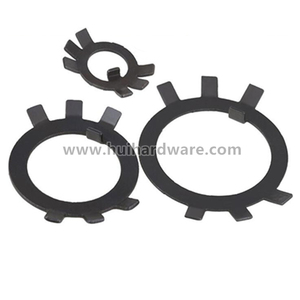 เหล็กกล้าคาร์บอนดำ GB/T 858 สำหรับน็อตกลม วัสดุคุณภาพสูง ตัวล็อคฟันนอก ตัวหยุดโลหะ - Product Image 3