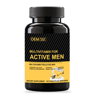 Vitamine C, zinc et vitamines D, E, B12 pour soutenir le système immunitaire, complément multivitaminé quotidien pour hommes, 150 comprimés - Product Image 1