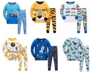 Pyjama pour enfants en coton 100% - Nouveau design - Vêtements de nuit - Pyjama de dessin animé - Pyjama pour enfants - Vêtements de nuit à motifs - Ensemble de pyjama pour filles - 2 pièces - Pyjama licorne mignon pour enfants - Product Image 2