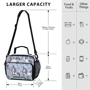 Unicorn Waterproof Girls Children Thermal Tote Insulated Picnic Bags School Kids Lunch Cooler Bag - Product Image 4