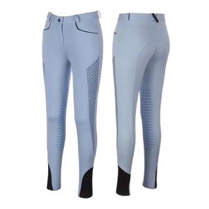 Culotte d'équitation élégante pour hommes Patch au genou en silicone Protection anti-UV antibactérienne et respirante Grande valeur Daim tendance - Product Image 6