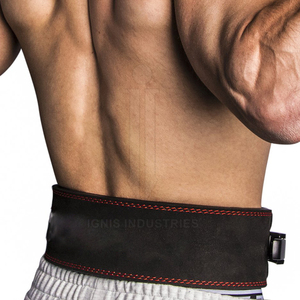 เข็มขัดยกน้ำหนักเข็มขัดหนังวัวซ่อนสำหรับผู้ชายทำจากหนังวัวชั้นดีทนทานออกแบบได้ตามต้องการ - Product Image 5