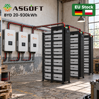 Stock entrepôt Pologne : Batterie BYD Blade 100 kWh haute tension LiFePO4 DC 200V-1000V IP65 CAN pour stockage d'énergie domestique solaire