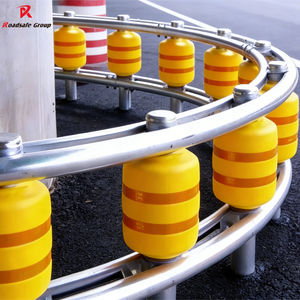 Sistema de Barrera de Rodillos para Carreteras ROADSAFE con Función de Absorción de Impactos y Protección Contra Colisiones, Tambor Amarillo de Tráfico - Product Image 6