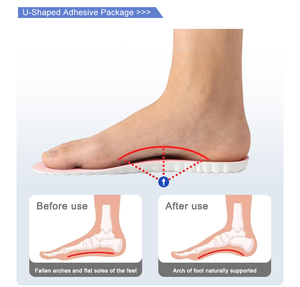 Solette per Scarpe Resistenti per Uomo, in PU Super Morbido, con Cuscinetto Massaggiante, <span class=keywords><strong>Memory</strong></span> <span class=keywords><strong>Foam</strong></span>, Tecnologia 4D Cloud, per Sport e Comfort - Product Image 4
