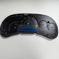 Autocollant de remplacement universel en plastique pour tableau de bord, plaque frontale du combiné d'instruments automobile, panneau de cadran, pour intérieur de voiture