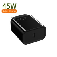 AVS Nuevas Tendencias Universal 45 vatios Gan Velocidad Rápida UE AU Pin C Tipo Puerto Cargador para Iphone 16 Negro Blanco PC 85%