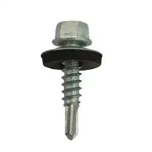 High Quality Stainless Steel Hex Head Self-Tapping Roofing Screw With Washer For High-Grade Roofing Projects