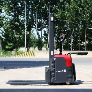 Gerbeur électrique robuste CDD15 avec batterie au plomb-acide, hauteur de levage de 1150 mm, conception robuste, idéal pour les entrepôts de matériaux de construction - Product Image 5