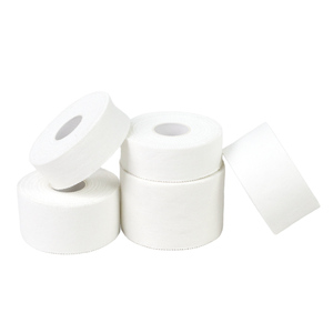 Ruban de sport en coton blanc de 10cm de large avec logo personnalisé Bande de kinésiologie rayonne à l'oxyde de zinc pour doigt de <span class=keywords><strong>cheville</strong></span> - Product Image 6