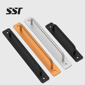 Modern Round Aluminum Adjustable <b>Furniture</b> <b>Handle</b> <b>Knob</b> for Apartment Wardrobe Balcony Gate Window Pulls with Easy Installation - Product Image 1