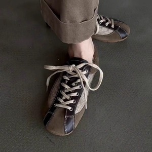 Sheepskin Version ~ 2025 Autumn New Lace-up Casual <b>Trainers</b> Retro Flat Skate Shoes Athletic Runner Shoes - Product Image 4