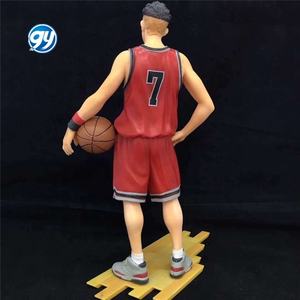 Figura Coleccionable de Slam Dunk Miyagi Ryota Número 7 en Camiseta Roja, Modelo en Caja de Plástico - Product Image 4