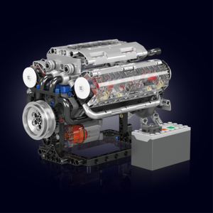 Mould King 10088S Juguetes Creativos, Juguetes para Niños, Regalo <span class=keywords><strong>de</strong></span> Navidad, Entretenimiento Tecnológico, Modelo <span class=keywords><strong>de</strong></span> Motor V8, Bloques <span class=keywords><strong>de</strong></span> Construcción - Product Image 3