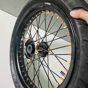 Kit de Neumáticos <span class=keywords><strong>Supermoto</strong></span> de 17 Pulgadas de Alto Agarre, Reemplazo para Conversión de Pista Urbana, para Motocicleta Eléctrica Sur-Ron Light Bee de Doble Propósito - Product Image 4