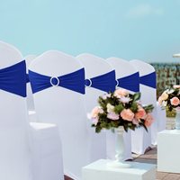 Nœuds de chaise en spandex avec boucle pour la décoration de mariages, banquets et événements