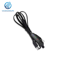 Thermostat intelligent 5V à trois vitesses avec minuterie, câble de commutation USB 2.0/Type-C, interrupteurs LED à température contrôlée (TDS) pour produits de chauffage