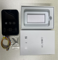 Contrôleur d'accès de porte sécurisé personnalisé avec WiFi TCP RS485, écran IPS de 2 pouces, lecteur de cartes ABS EV2 NFC, lecteur de codes-barres RFID, lecteur de codes QR