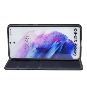 Vintage-Funda de cuero genuino de la primera capa, cartera con tapa antiradiación con tarjetero para galaxy s21/s21 ultra/s21plus - Product Image 6