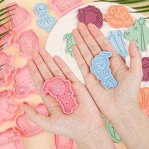 Molde de Galletas 3D de Caballo y Caballero de la Serie Cuentos de Hadas, Cortadores de Galletas de Plástico Ecológico de 2 Piezas - Product Image 5