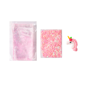 Nueva tendencia de Glitter Unicorn masilla Rosa accesorio Spur masilla que atrae a la niña <span class=keywords><strong>en</strong></span> caja colgante - Product Image 4