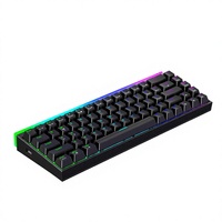 Clavier mécanique filaire K68 Pro USB pour ordinateur de bureau, en ABS, touches NKRO, interrupteurs Hot-Swap, câble détachable, design personnalisable