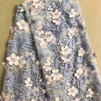 Vêtements pour enfants Voile Lacre Tissu Suisse Affninty Haute Qualité Personnalisé 3d Brodé Maille Dentelle 100% Polyester Durable