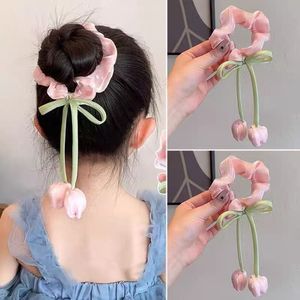 <span class=keywords><strong>Fascia</strong></span> <span class=keywords><strong>per</strong></span> <span class=keywords><strong>capelli</strong></span> a forma di ragazza con fiore francese a tulipano intestino crasso - Product Image 2