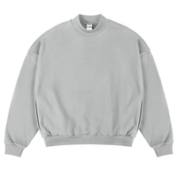 Sweat-shirt à col rond pour homme de haute qualité, personnalisé, vente en gros d'usine, pull à col montant pour l'hiver, nouveau design promotionnel