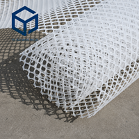 Filet en plastique HDPE léger et durable, rouleau de 50 m disponible, filet anti-UV anti-vieillissement pour poulailler, clôture de jardin, expédition rapide