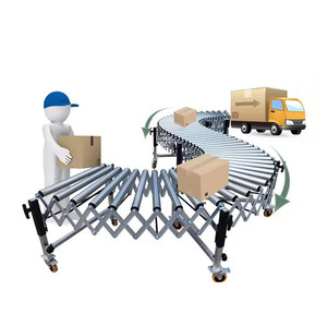 Sistem Konveyor Rol Ekstensibel Portabel untuk Luar Ruangan, Konveyor Bongkar Muat Truk, Penggunaan Rumah Tangga, Toko Makanan, Pabrik Manufaktur - Product Image 1
