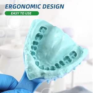 ถาดพิมพ์ฟันแบบมีรูพรุน10ชิ้นชุดถาดพิมพ์แบบ Autoclavable ที่ยึดฟันพลาสติกสำหรับคลินิกทันตกรรม - Product Image 6