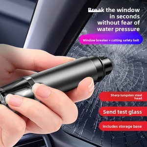 Marteau de sécurité robuste en acier tungstène pour briser les vitres de voiture, camion et bus en cas de secours - Product Image 4