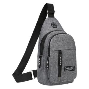 Men's Chest Bag Oxford Cloth Multi-Functional Shoulder Bag Everyday Use Solid Color - Product Image 3