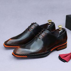 Zapatos Oxford de Vestir para Hombre, Elegantes y Lujosos, con Cordones, para Oficina y Fiestas, Venta al Por Mayor y Pedidos Personalizados - Product Image 5