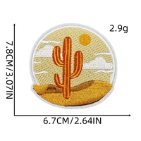 En gros, patchs thermocollants légers en denim western, motifs graffiti, broderies, dessins animés, thèmes informatiques, pour vêtements et chapeaux