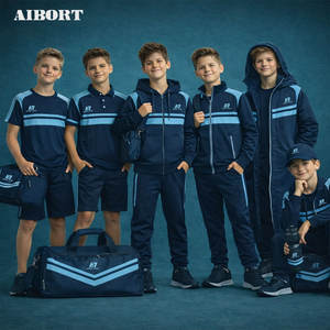 Uniforme de Fútbol Aolan Performance, Ropa de Entrenamiento Ligera, Combinación de Verano e Invierno, Uniforme de Fútbol Personalizado para Clubes Europeos - Product Image 5