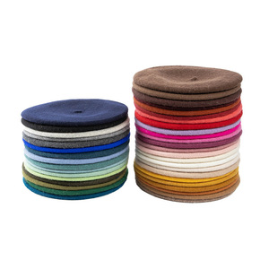 Béret en laine pour femme adulte, style coréen simple et tendance, respirant, polyvalent, multicolore, style <span class=keywords><strong>peintre</strong></span>, pour l'hiver, approvisionnement transfrontalier - Product Image 6