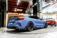 Kit carrosserie en fibre de carbone sèche de style Ct pour BMW Série 8 M8, lèvre avant en fibre de carbone, jupe latérale, diffuseur arrière, spoiler, capot