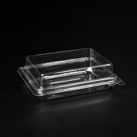 Contenants d'emballage alimentaire jetables personnalisés en PET pour pizzas à emporter, boîte à nourriture en plastique