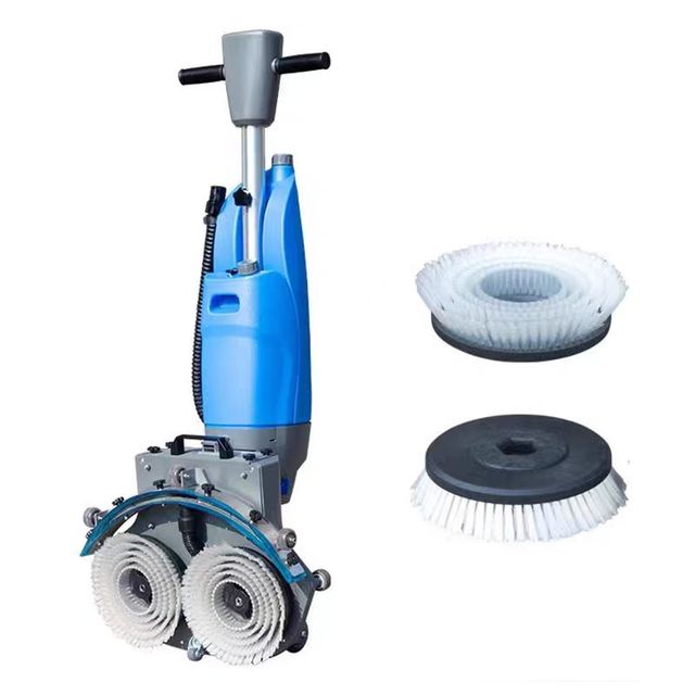 Commercial  Hand-pushed Floor Scrubber Small Charging Model for Fabric Carpets Low-noise Cleaning and Floor Wiping Machine