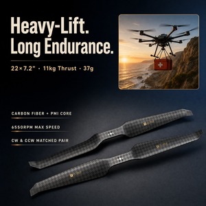 Hélice en fibre de carbone T-motor HEP-L 22x7.2 de 22 pouces pour multirotor UAV à longue endurance 2400-3500RPM - Product Image 5