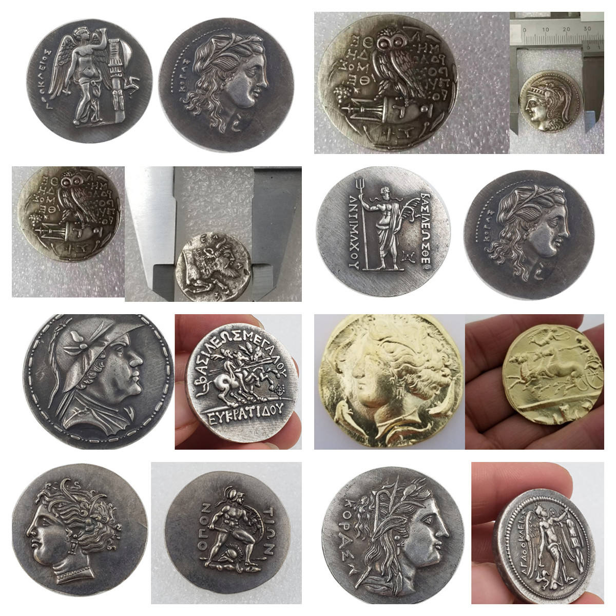 銅メッキシルバーヴィンテージギリシャコイン記念コインペガサス古代コイン卸売工芸品| Alibaba.com