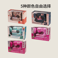 Machine à coudre miniature pour filles, jouet de jeu d'imitation, jouet de couture pour enfants, machine à coudre pour maison de poupée pour enfants