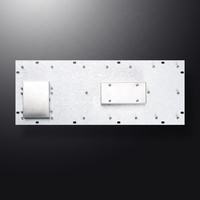 Clavier industriel en acier inoxydable avec pavé tactile intégré, étanche IP65/NEMA4X, USB, homologué CE/FCC