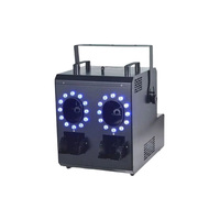Machine à bulles de fumée multicolores à LED 1500W à 2 têtes pour mariage, fête, scène, équipement d'éclairage, salle à manger