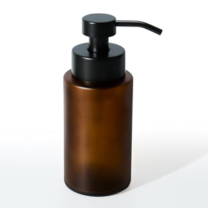 Distributeur de savon moussant pour les mains en verre 250ml 300ml 350ml Pompe moussante cosmétique pour soins de la peau - Product Image 1