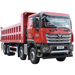 Foton Auman ETX Cummins Engine 260 270 290 300 310 330 336 350 375 380 400HP 8*4 Camión volquete de transmisión manual MLG Venta caliente - Product Image 1